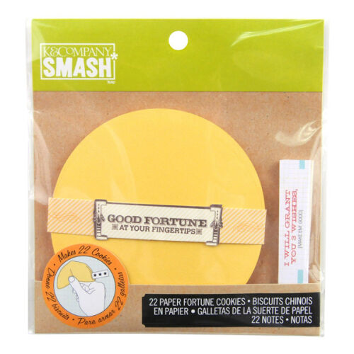 K & Company Embellishment - Smash Paper Fortune Cookies