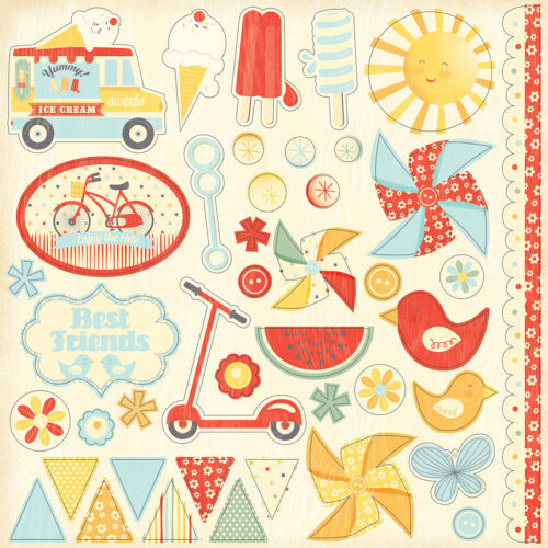 MYM Cardstock - On the sunny Side Accessory Sheet