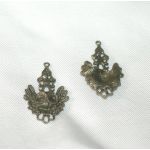 AEX Charm - Vintage Owl/Eule Bronze
