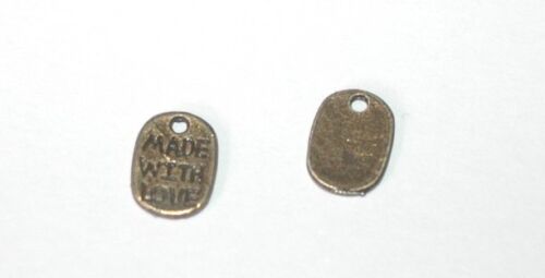 AEX Charm - Made with Love Bronze