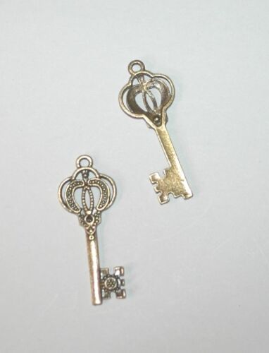 AEX Charm - Schlüssel mit Krone/Key with Crown Bronze