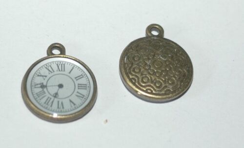 AEX Charm - Mini Pocket Watch/Taschenuhr Bronze