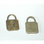 AEX Charm - Schloß mitTotenkopf/Lock with Skull Bronze