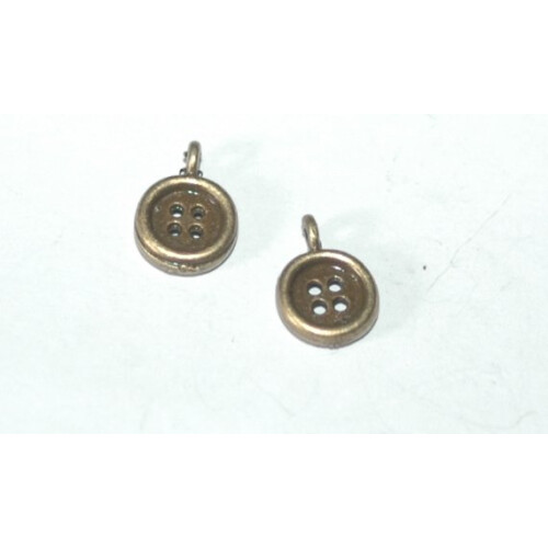 AEX Charm - Mini Knopf/Button Bronze