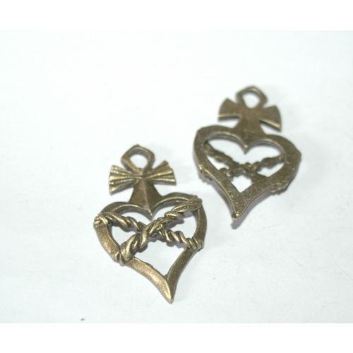 AEX Charm - Heart/Gefesseltes Herz Bronze