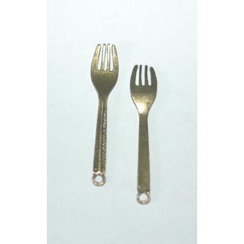 AEX Charm - Gabel/Fork Bronze
