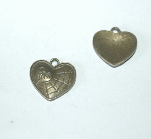 AEX Charm - Spinnenherz/Spider Heart Bronze