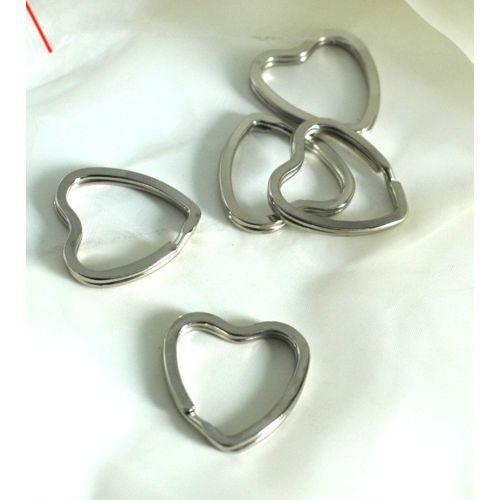 AEX Schlüsselring - Herz Silber