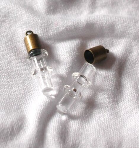 AEX Embellishment - Mini-Glasfläschchen Zylinder