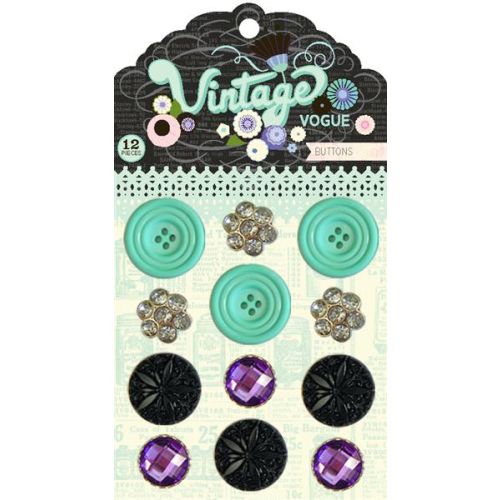 PKP Embellishments - Vintage Vogue Buttons
