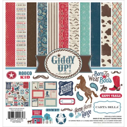 CTB Paper Pad 12x12 - Giddy Up! Boy Collection Pack