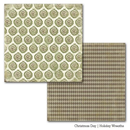 CTB Cardstock - Christmas Day Holiday Wreaths