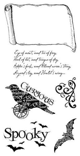 G45 Cling Mounted Stamps - Steampunk Spells #3