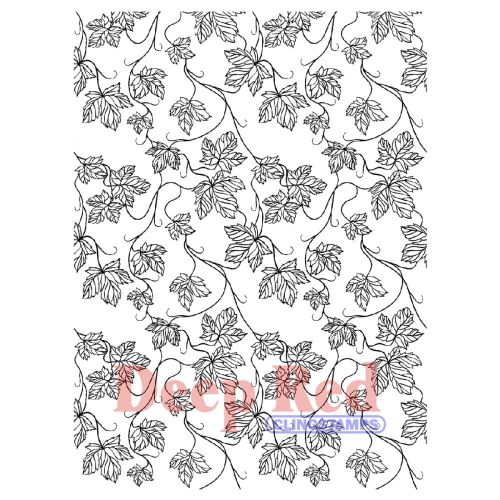 DRS Cling Mounted Stamps - Vines Background