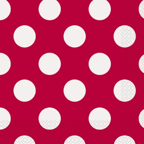 UNQ Servietten - Red Dot