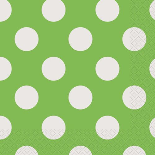 UNQ Servietten - Lime Green Dot