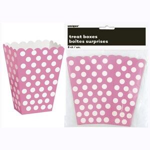 UNQ Treat Boxes - Pink Dots