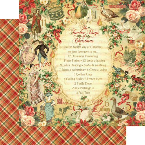 G45 Cardstock - Twelve Days of Christmas