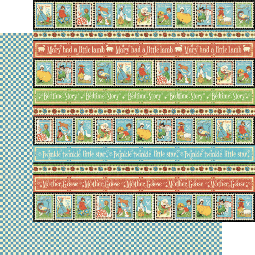 G45 Cardstock - Mother Goose Playful Postage