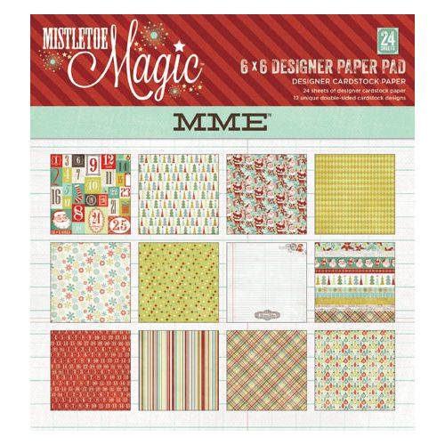 MYM Paper Pad 6"x6" - Mistletoe Magic
