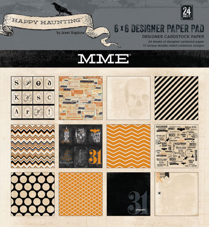 MYM Paper Pad 6"x6" - Happy Haunting