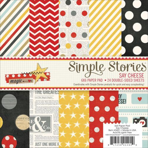 SST Paper Pad 6x6" - Say Cheese