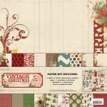 MYM Paper-Kit 12"x12" - Vintage Christmas