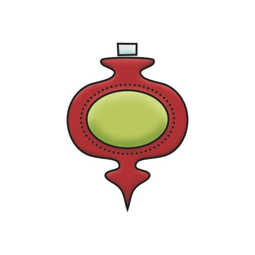 ICS Clear Stamp - Snagem Stamps Large Ornament