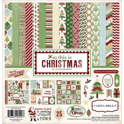 CTB Paper Pad 12x12" - So this is Christmas