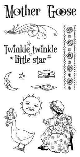 G45 Cling Mounted Stamps - Mother Goose #1