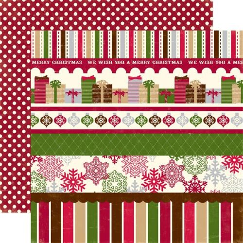 ECP Cardstock - Merry Christmas Border Strip