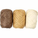 CCH Band - Raffia Bast Set Beige/Brown Oslo
