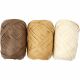 CCH Band - Raffia Bast Set Beige/Brown Oslo