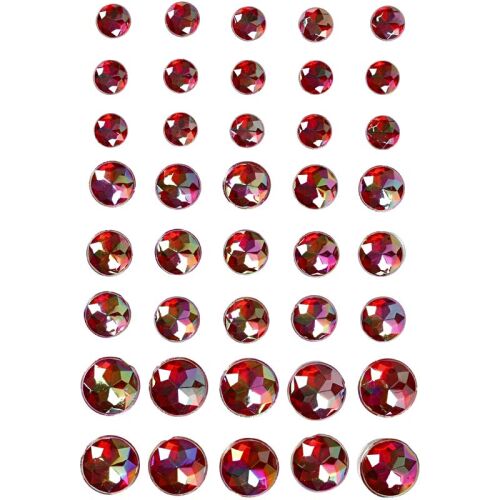 CCH Embellishments - Glitzersteine Rot