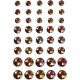 CCH Embellishments - Glitzersteine Braun