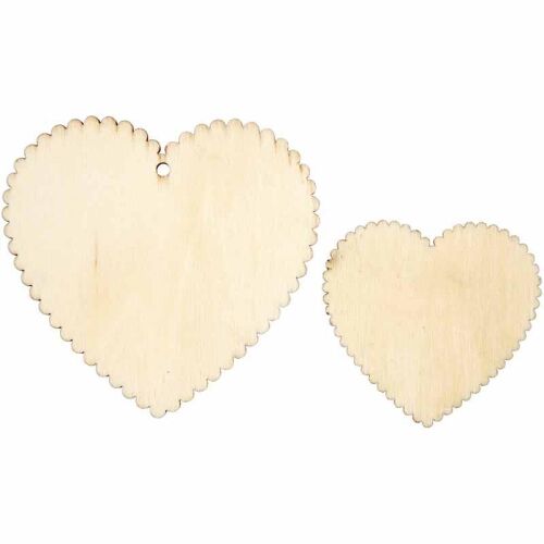 CCH Wood Art - Scalloped Herz SM