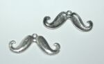 AEX Charm - Schnurrbart Silber