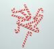 AEX Charm - Mini Candy Cane Rot/Weiss