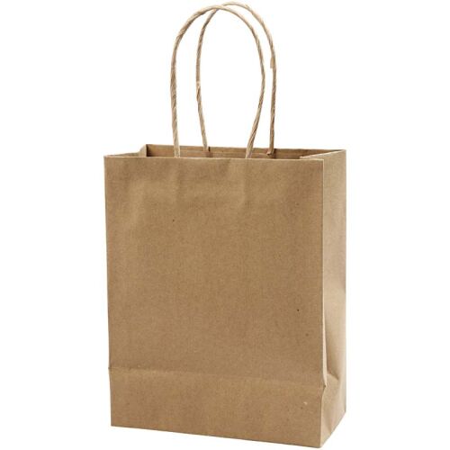 CCH Paper Bag - Papiertüte/Tragetasche mit Basthenkel 23x18x10 cm