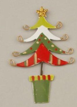 CCH Metal Art - Sticker Weihnachtsbaum Stripes