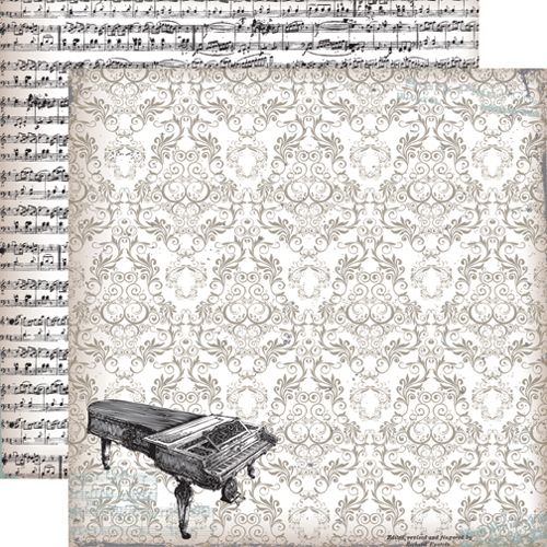 ECP Cardstock - Melody of Life Piano