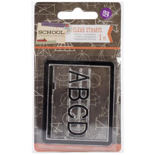 PRM Clear Stamp - School Memories ABC