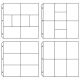WRM Ring Photo Sleeves/Klarsichthüllen 12"x12" - Multipack 20 Stück