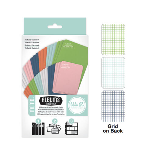 WRM Cardstock Cards - Albums made Easy Memo