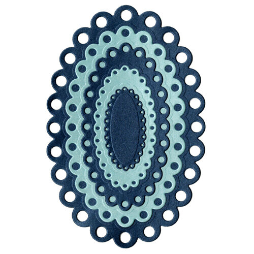 WRM Lifestyle Crafts - Nesting Dies/Stanze Eyelet Ovals