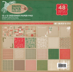 MYM Paper Pad12"x12" - Brown Paper Packages