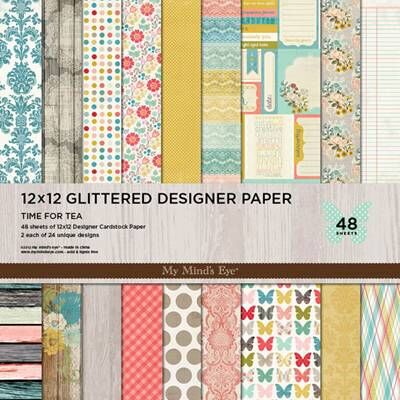 MYM Paper Pad12x12 - Time for Tea
