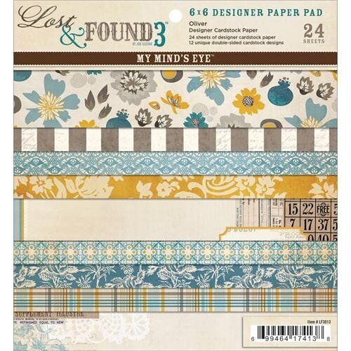 MYM Paper Pad 6x6" - Lost & Found Oliver