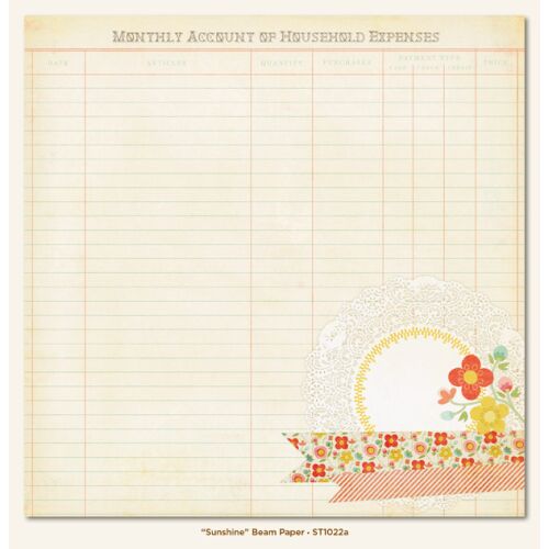 MYM Cardstock - The Sweetest Thing Beam Sunshine