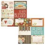 SST Cardstock - Harvest Lane Journaling Card Elements 1